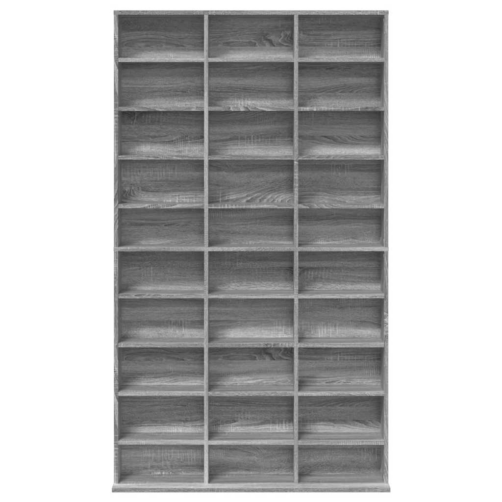 reol 102x23x177,5 cm konstrueret træ grå sonoma-eg