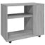 sidebord 70x35x60,5 cm konstrueret træ grå sonoma-eg