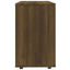 sidebord 70x35x60,5 cm konstrueret træ brun egetræsfarve