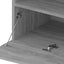 tv-borde 2 stk. med LED-lys 75x35x40 cm grå sonoma-eg