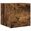 væghængt tv-skab 30,5x30x30 cm røget egetræsfarve
