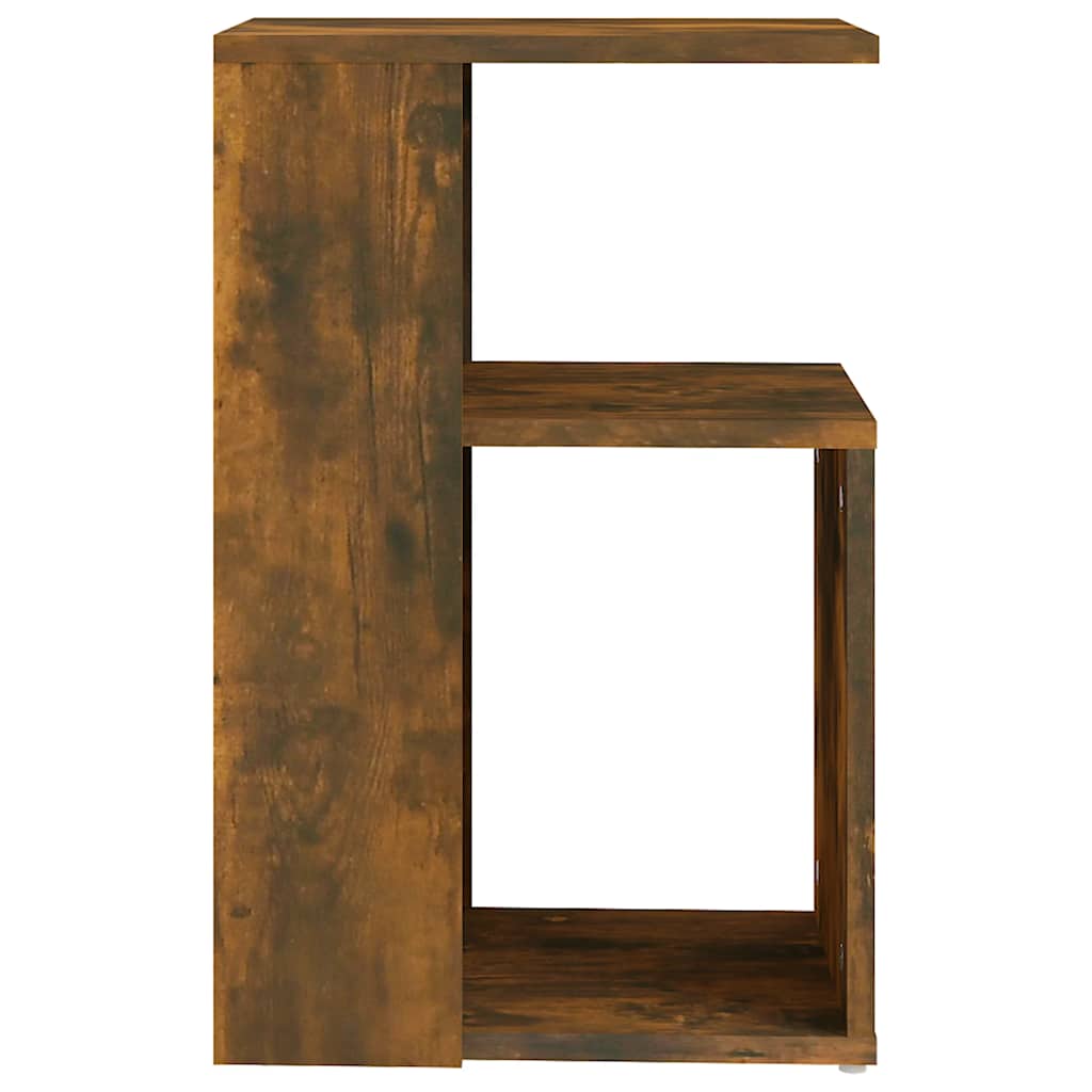 sidebord 36x30x56 cm konstrueret træ røget egetræsfarve