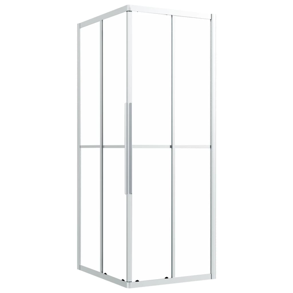 brusekabine 90x70x180 cm matteret sikkerhedsglas