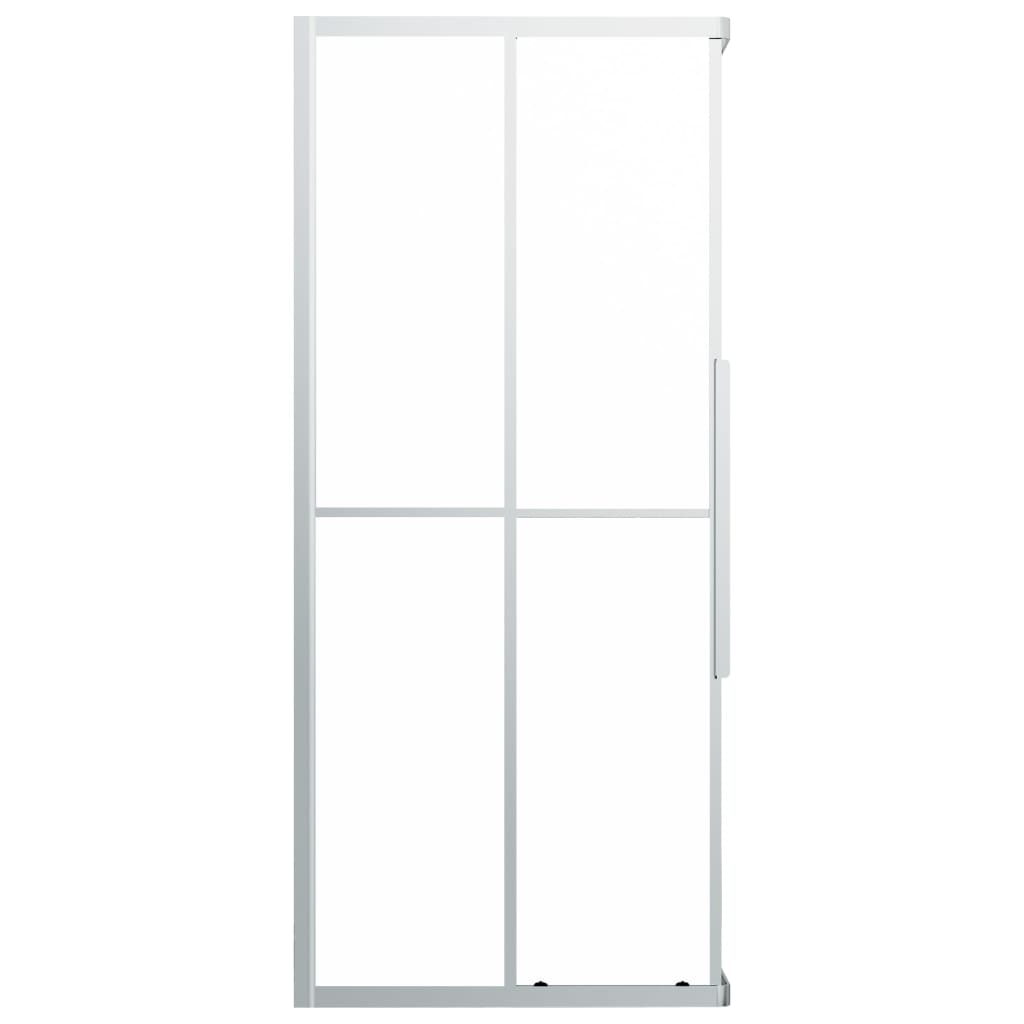 brusekabine 90x70x180 cm matteret sikkerhedsglas