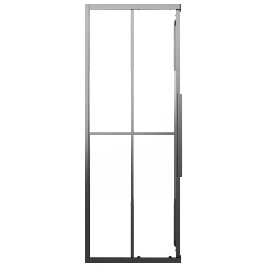 brusekabine 80x80x180 cm halvmatteret sikkerhedsglas
