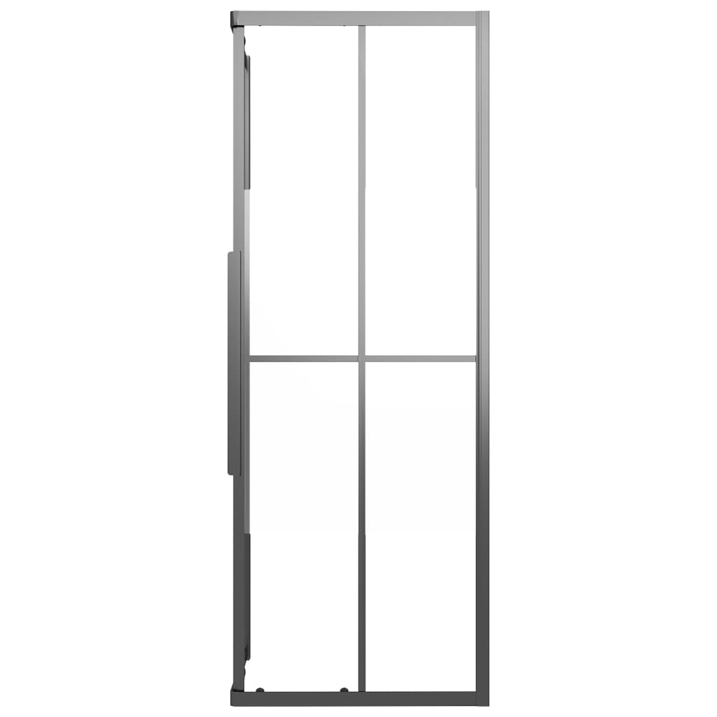 brusekabine 80x80x180 cm halvmatteret sikkerhedsglas