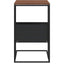 sidebord 55x36x59,5 cm konstrueret træ sort