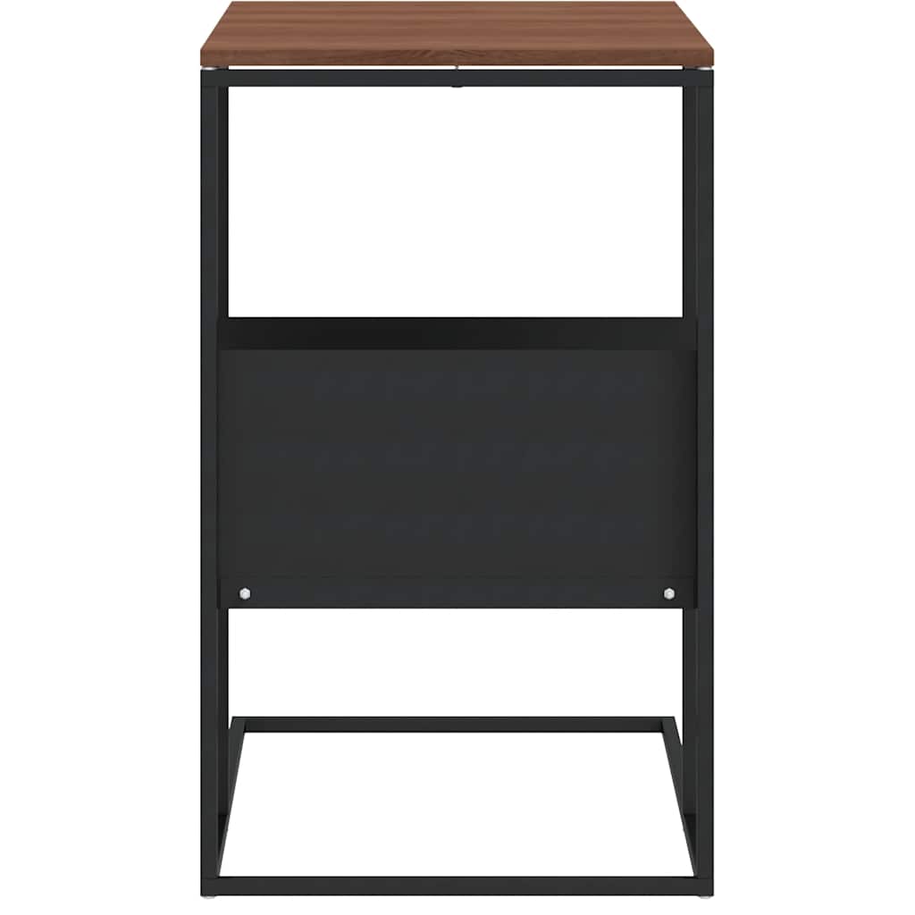 sidebord 55x36x59,5 cm konstrueret træ sort