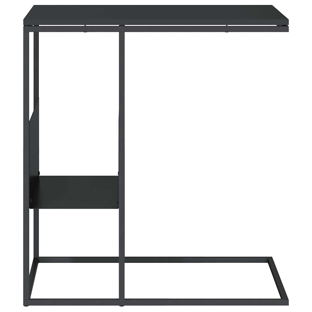 sidebord 55x36x59,5 cm konstrueret træ sort