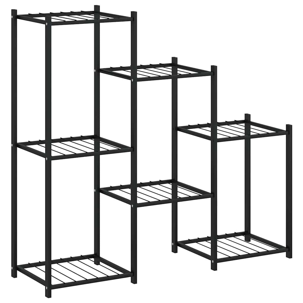 blomsterstativ 83x25x80 cm jern sort