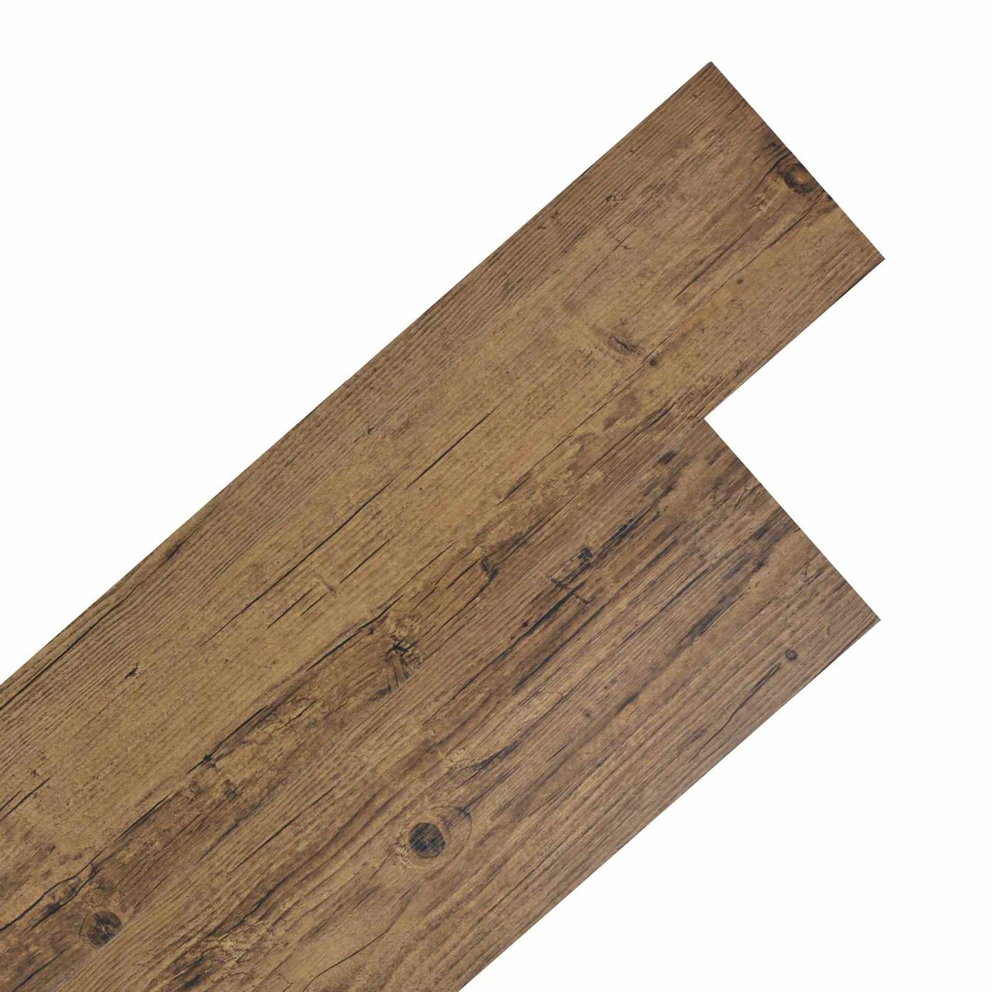 Gulvplanker Valnøddebrun 2,51 m² 18 stk. PVC