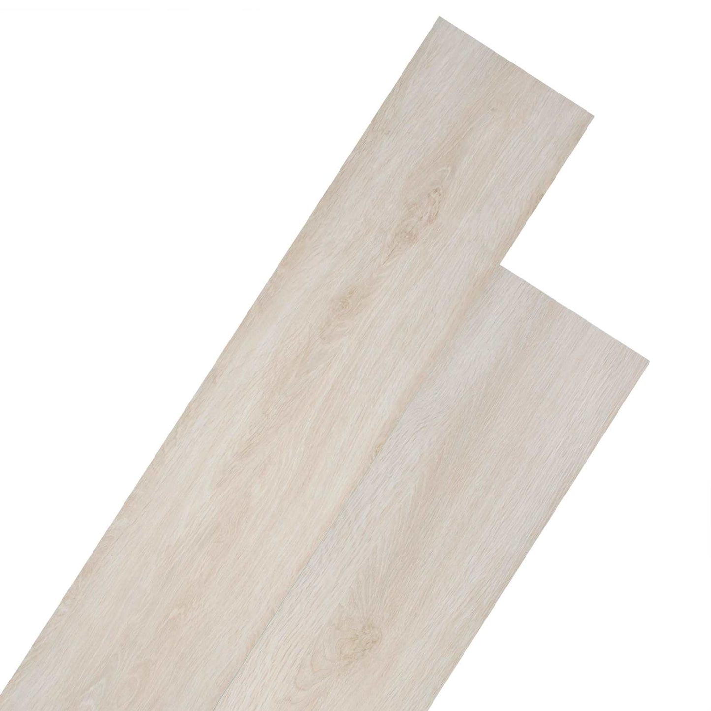 Gulvplanker Eg Klassisk Hvid 2,51 m² 18 stk. PVC
