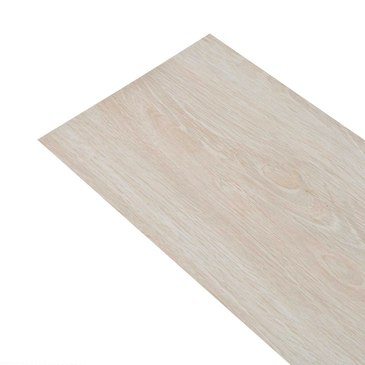 Gulvplanker Eg Klassisk Hvid 2,51 m² 18 stk. PVC