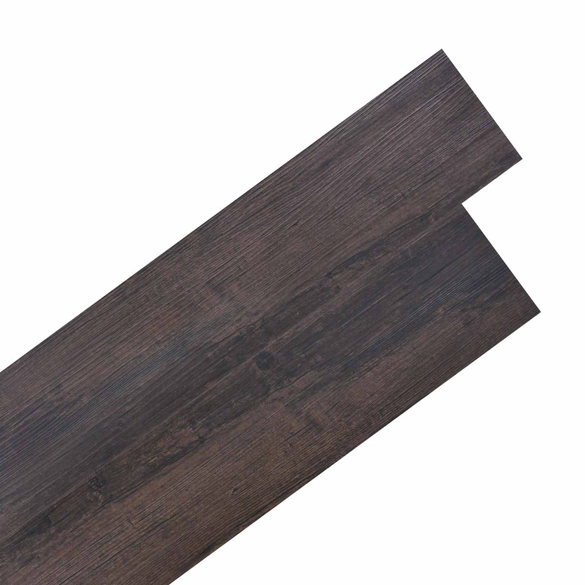 Gulvplanker Mørk Brun 2,51 m² 18 stk. PVC