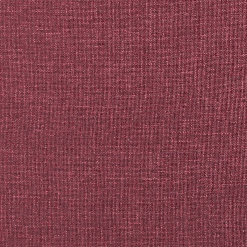eldrevet lænestol stof vinrød