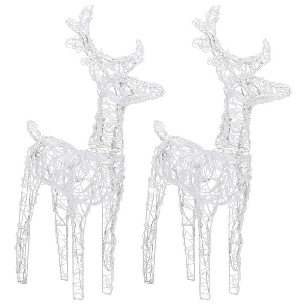 rensdyr og kane julefigur 320 LED'er akryl