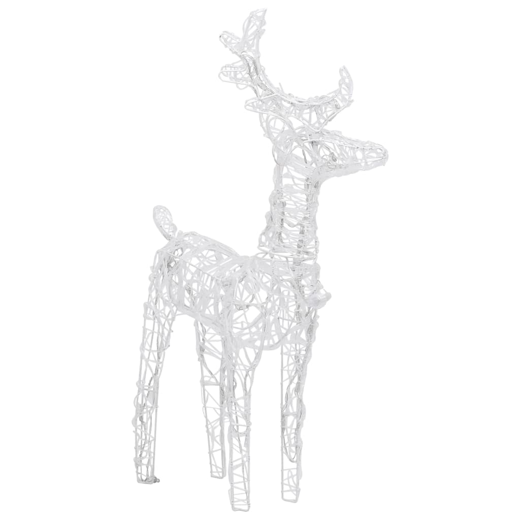 rensdyr og kane julefigur 320 LED'er akryl