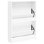 skoskab hvid 59x17x81 cm konstrueret træ