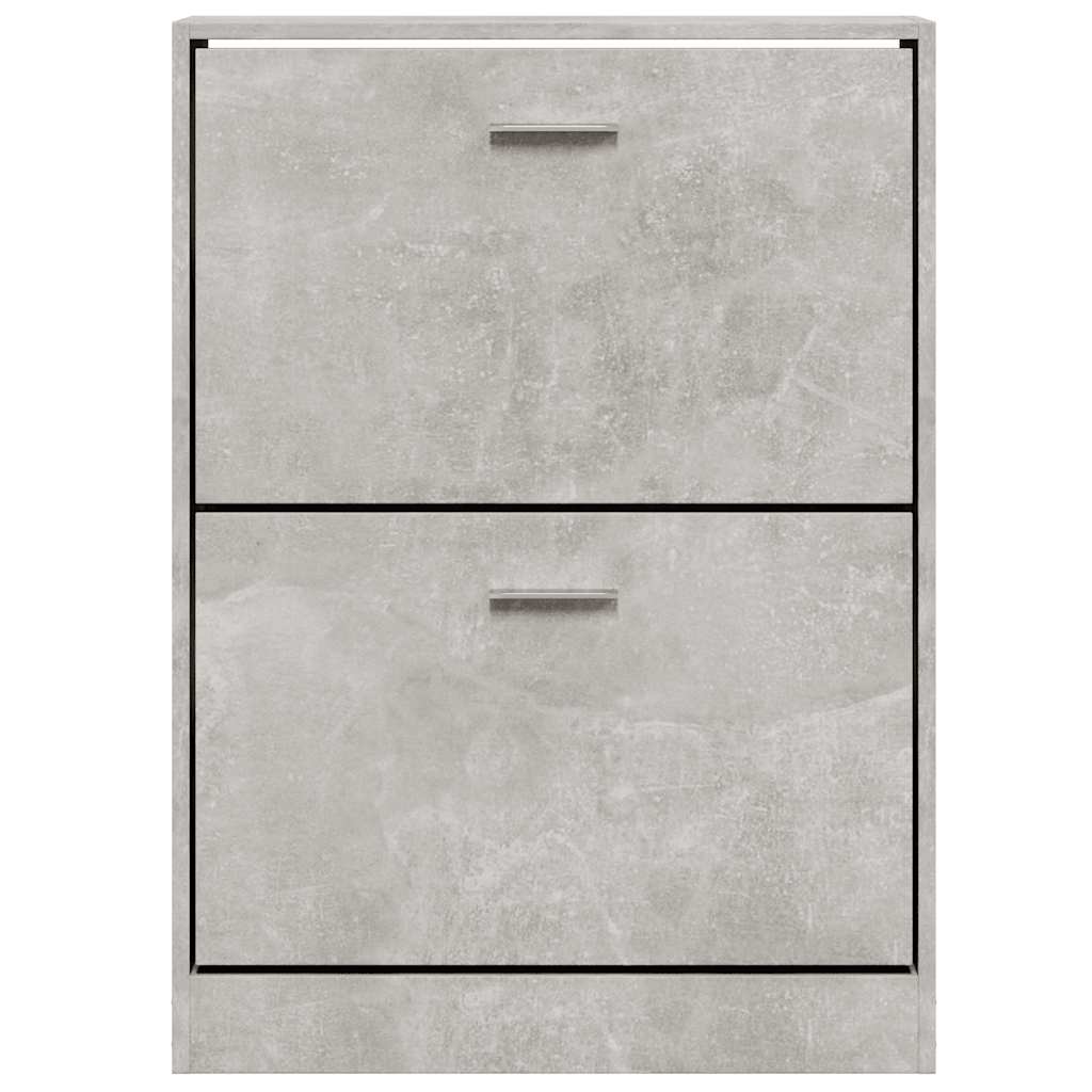skoreol 59x17x81 cm konstrueret træ betongrå