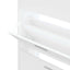 skoskab 63x24x103 cm konstrueret træ hvid