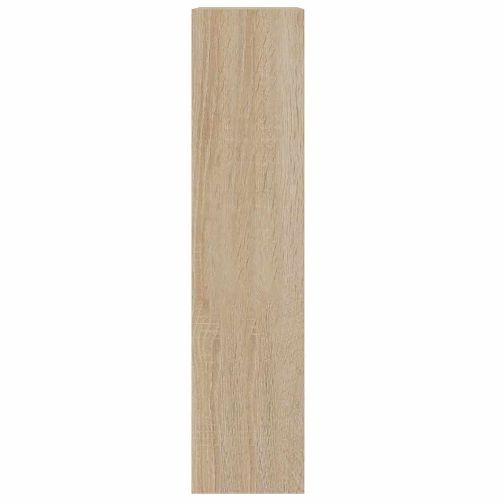 skoskab 63x24x103 cm konstrueret træ sonoma-eg