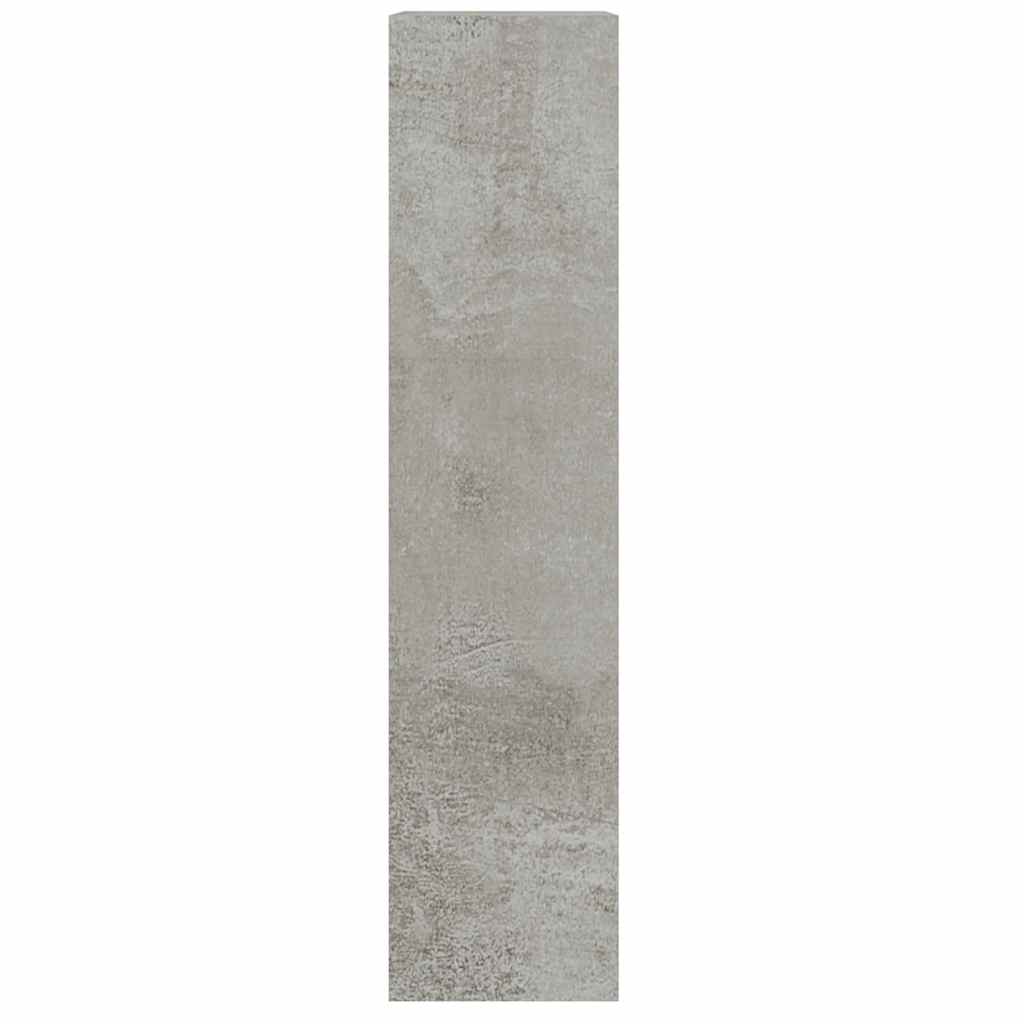skoskab 63x24x103 cm konstrueret træ betongrå