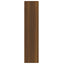 skoskab 63x24x103 cm konstrueret træ brun egetræsfarve