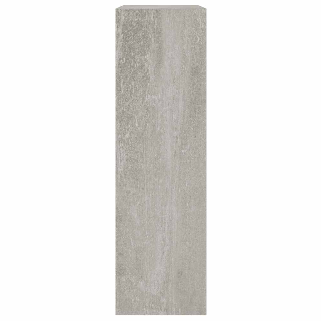 skoskab 63x24x81 cm konstrueret træ betongrå