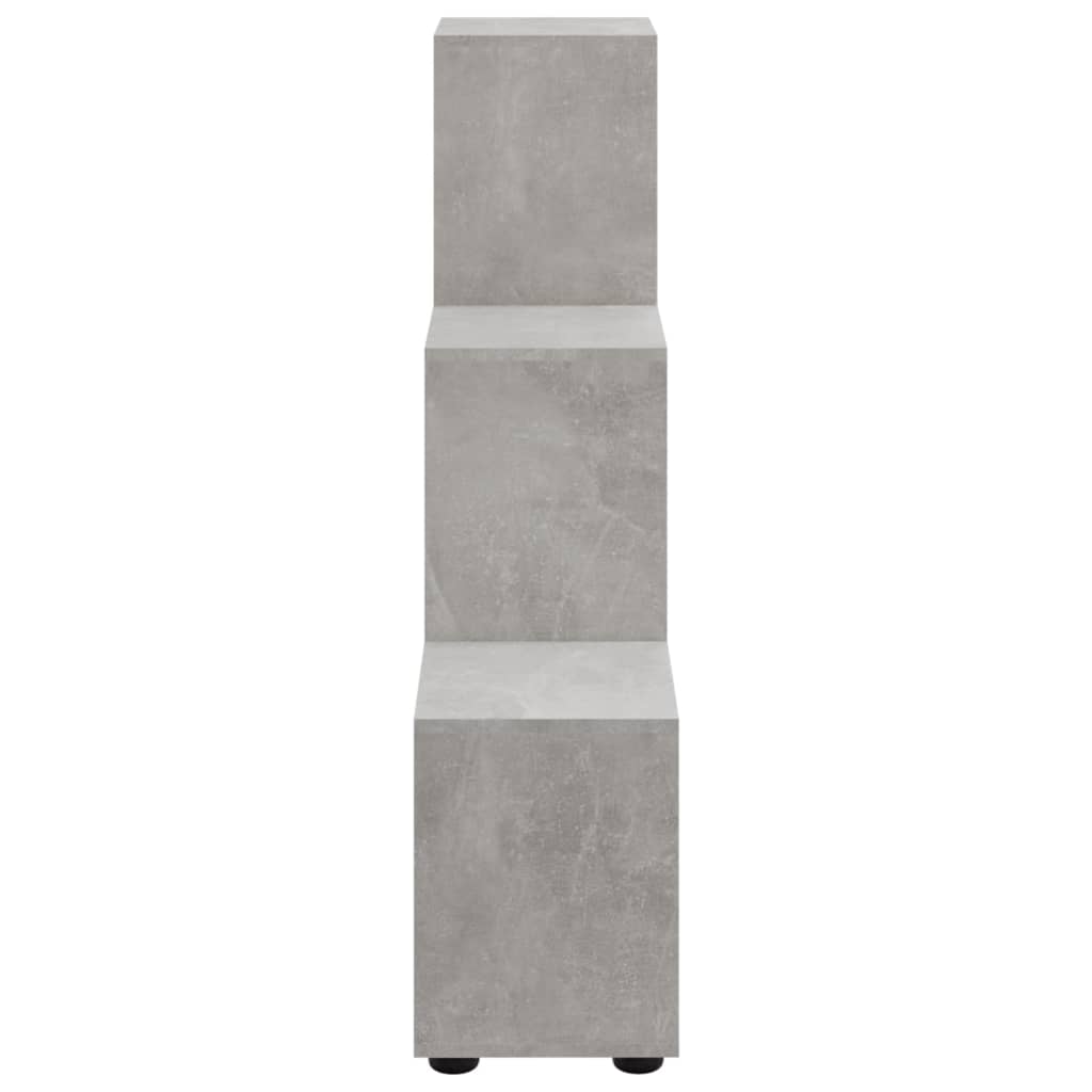 trappereol 107 cm konstrueret træ Betongrå