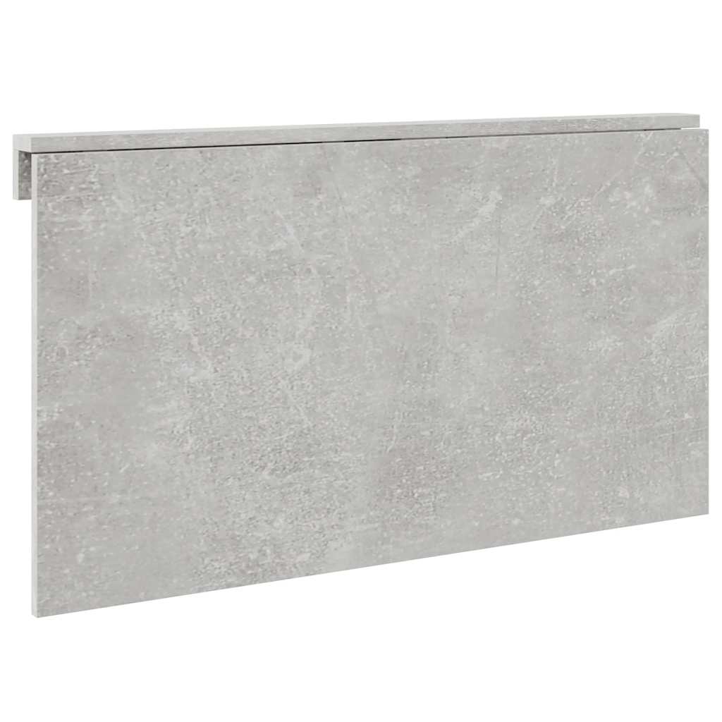 væghængt klapbord 100x60x56 cm konstrueret træ betongrå