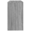 skrivebord med skab 100x40x73 cm konstrueret træ grå sonoma-eg