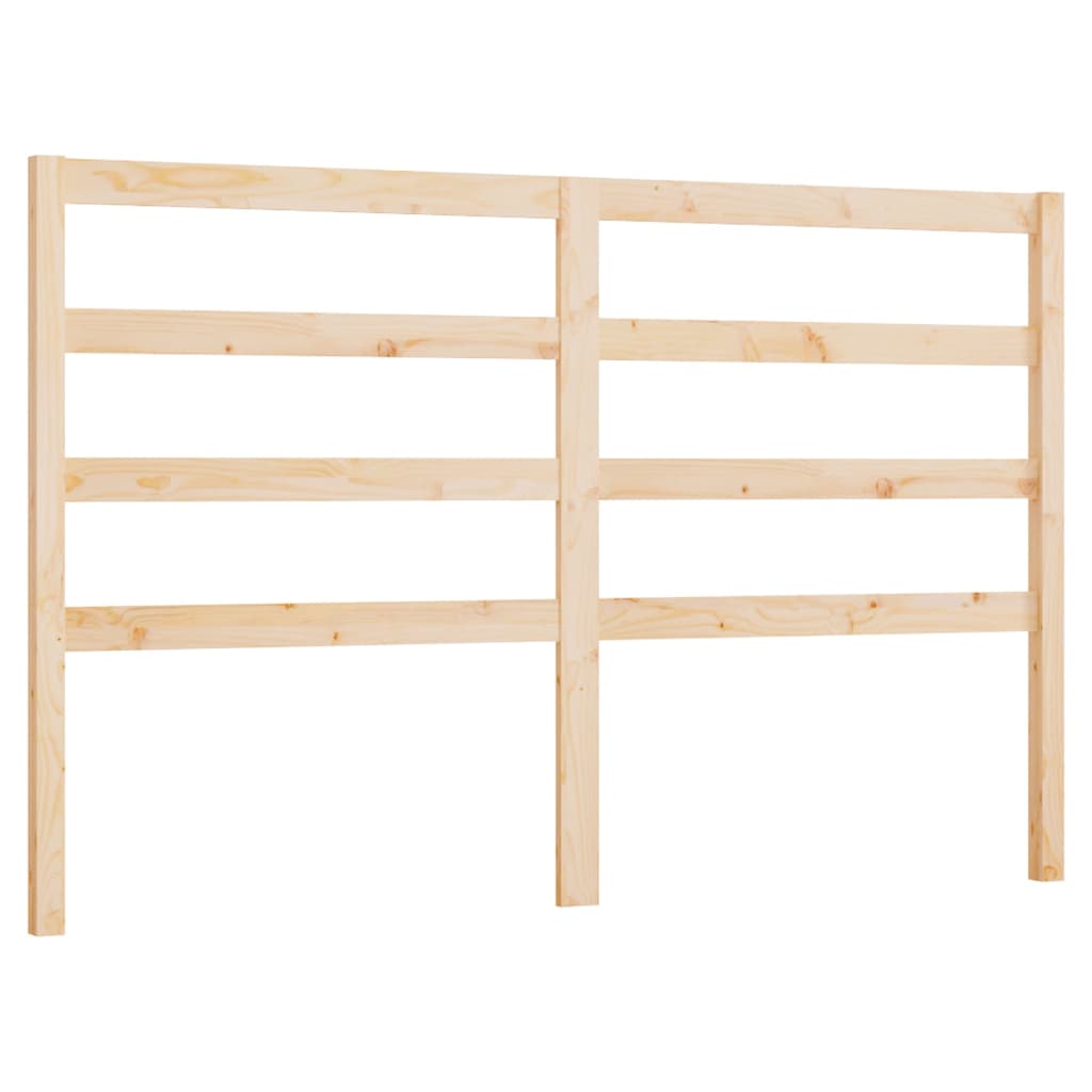 sengegærde 141x4x100 cm massivt fyrretræ