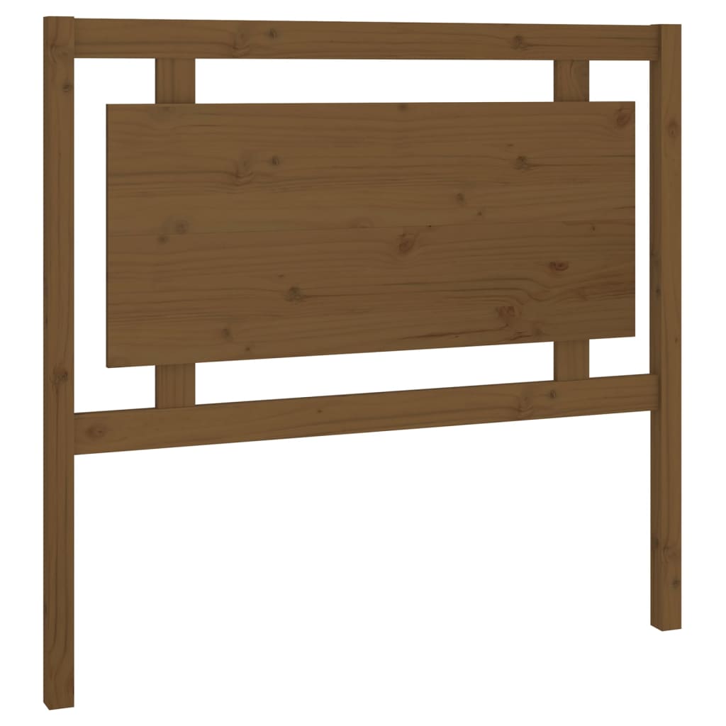 sengegærde 105,5x4x100 cm massivt fyrretræ gyldenbrun