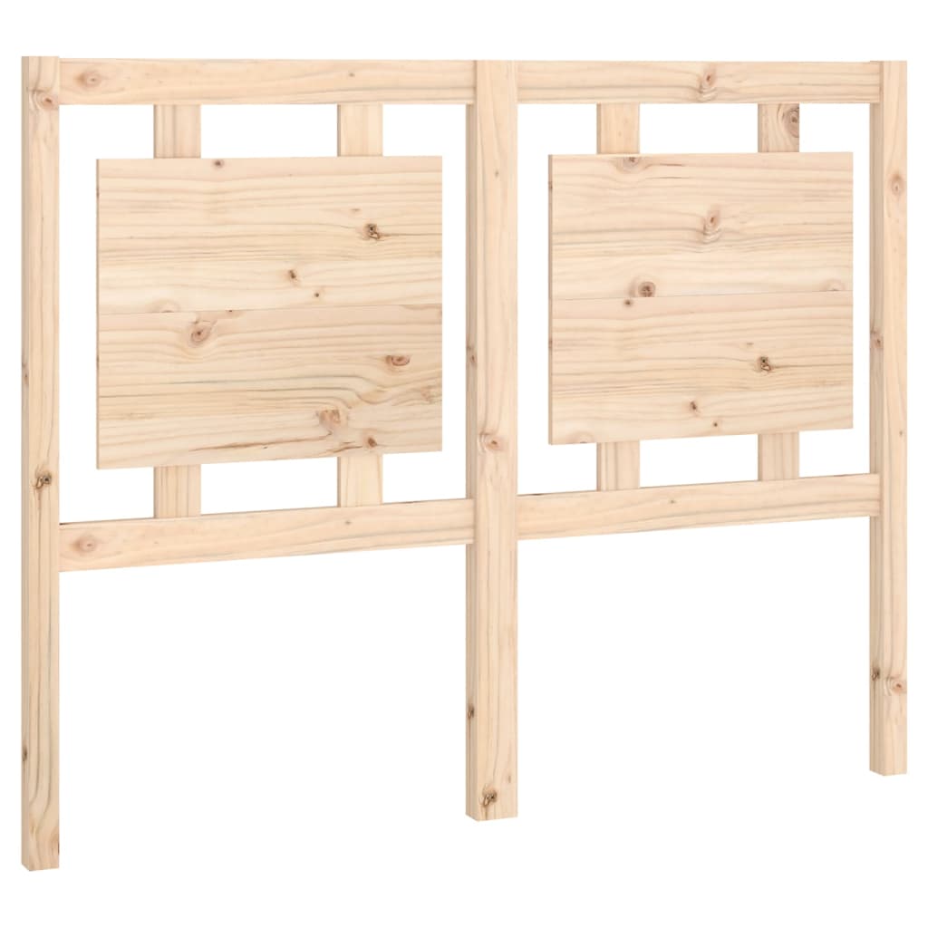 sengegærde 125,5x4x100 cm massivt fyrretræ