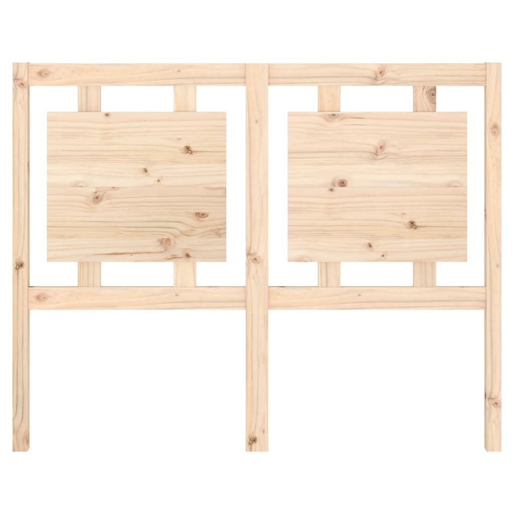 sengegærde 125,5x4x100 cm massivt fyrretræ