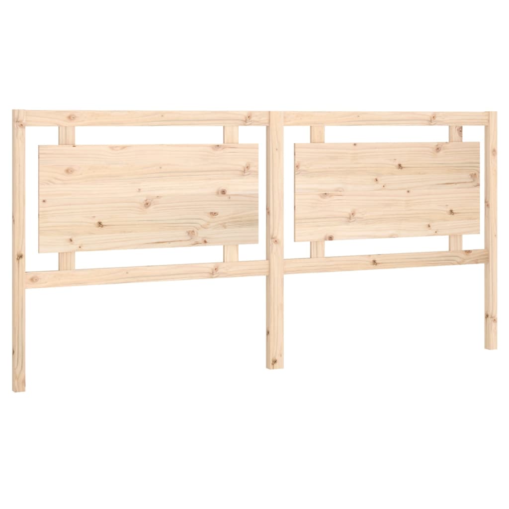 sengegærde 205,5x4x100 cm massivt fyrretræ