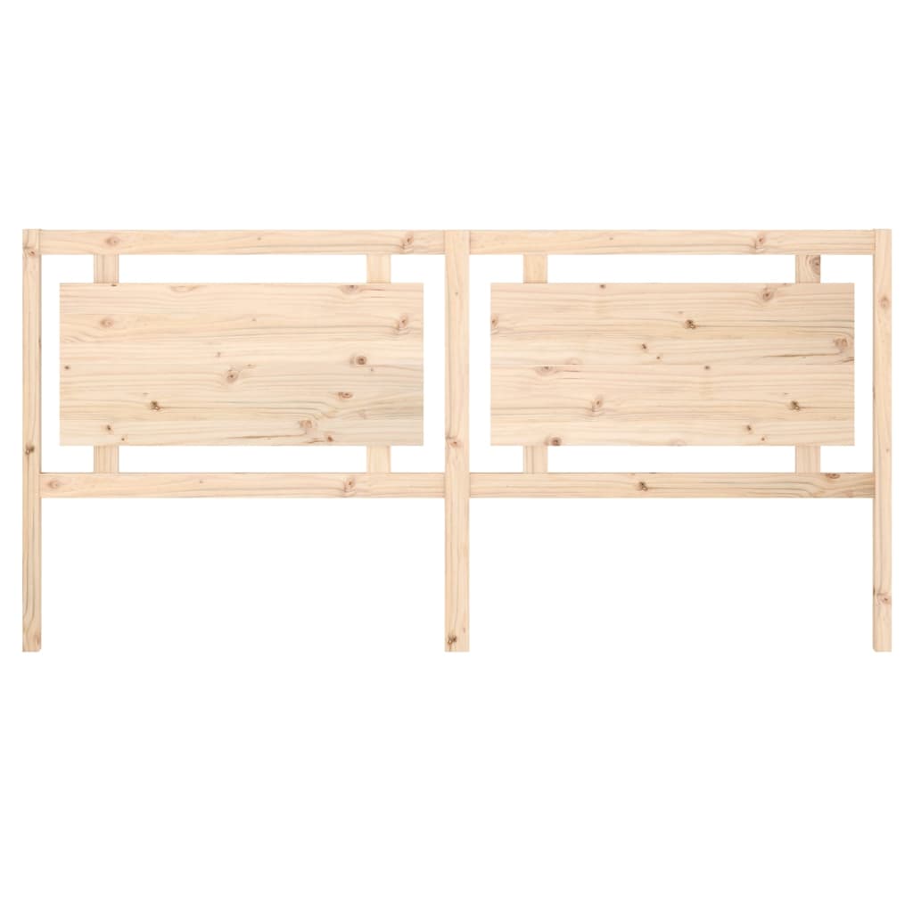 sengegærde 205,5x4x100 cm massivt fyrretræ