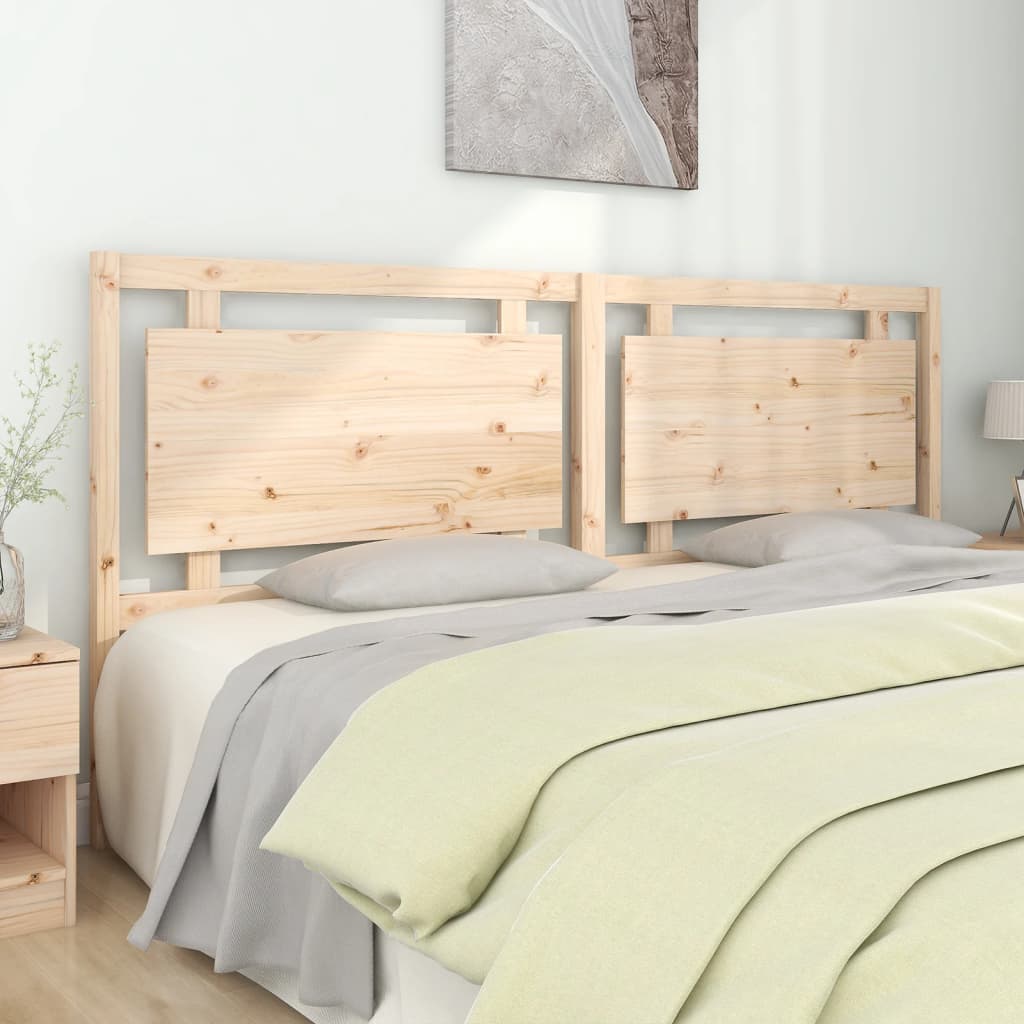 sengegærde 205,5x4x100 cm massivt fyrretræ