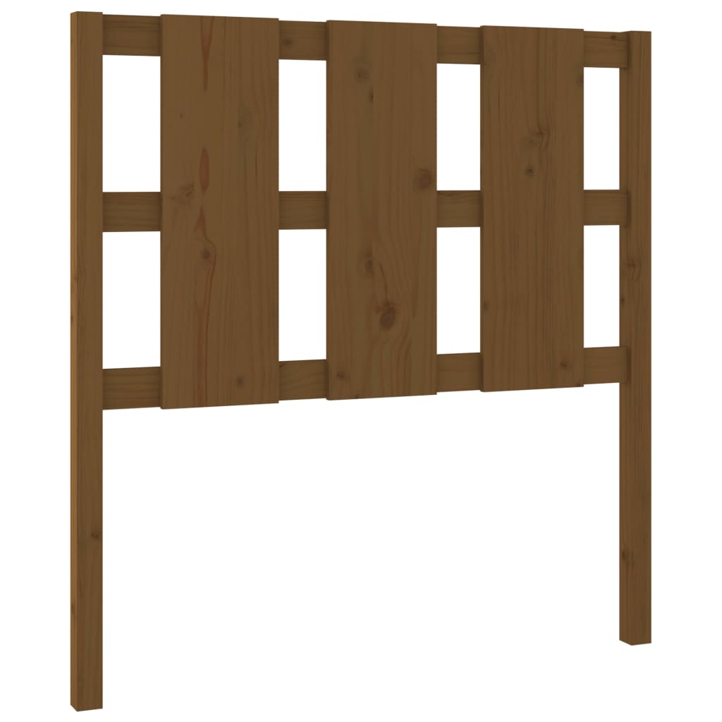 sengegærde 95,5x4x100 cm massivt fyrretræ gyldenbrun