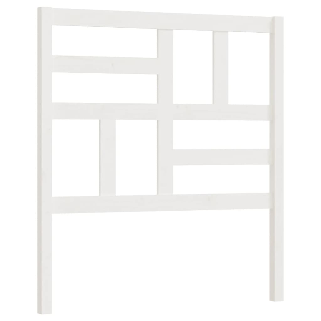 sengegærde 106x4x104 cm massivt fyrretræ hvid