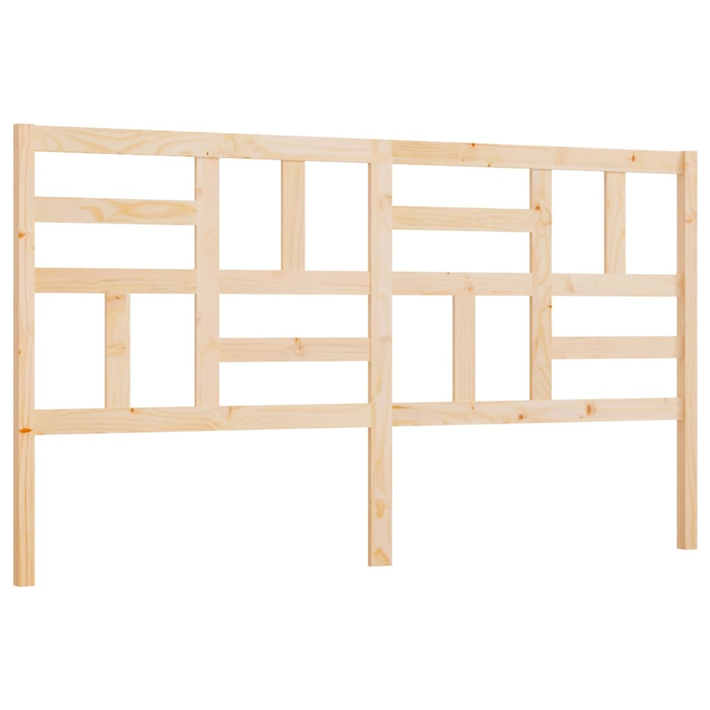 sengegærde 206x4x104 cm massivt fyrretræ