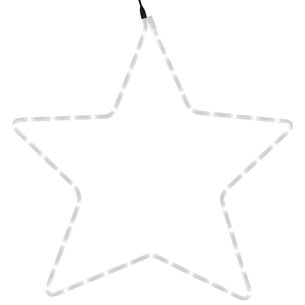 stjerne julefigur 48 LED'er 56 cm varmt hvidt lys