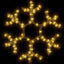 snefnug julefigur 72 LED'er 38x37 cm varmt hvidt lys