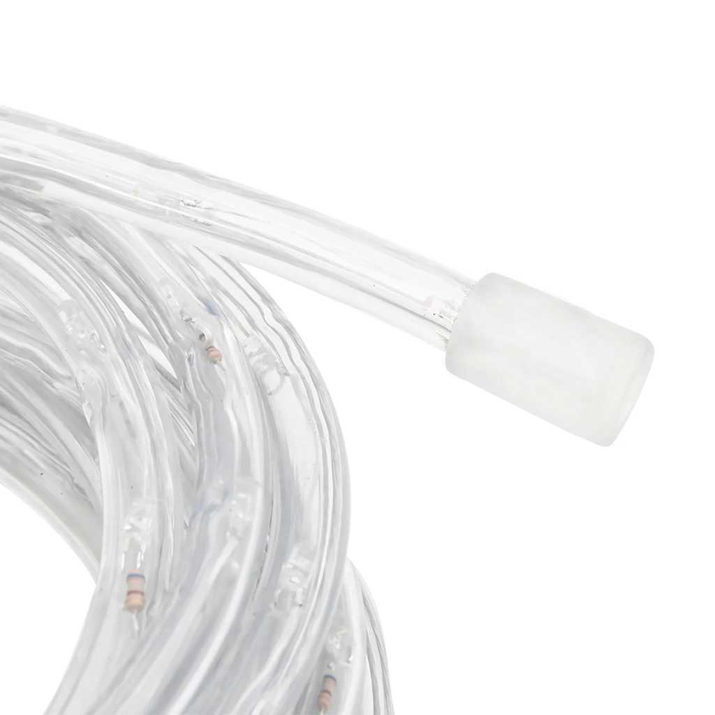 lyskæde 240 LED'er 10 m PVC flerfarvet lys