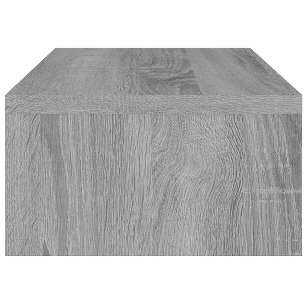 skærmstander 42x24x13 cm konstrueret træ grå sonoma-eg