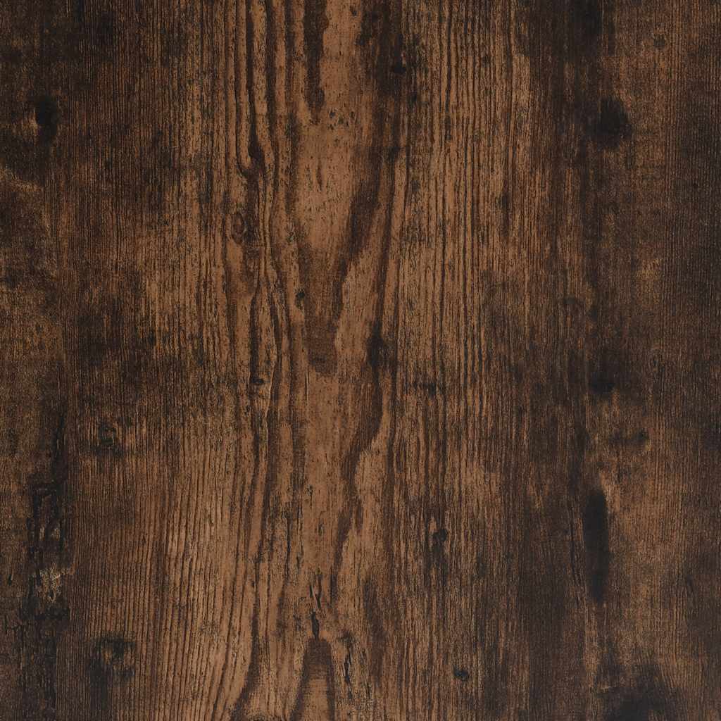 skærmstander 100x24x13 cm konstrueret træ røget egetræsfarve