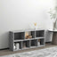 bogreol 50x25x106 cm grå sonoma-eg