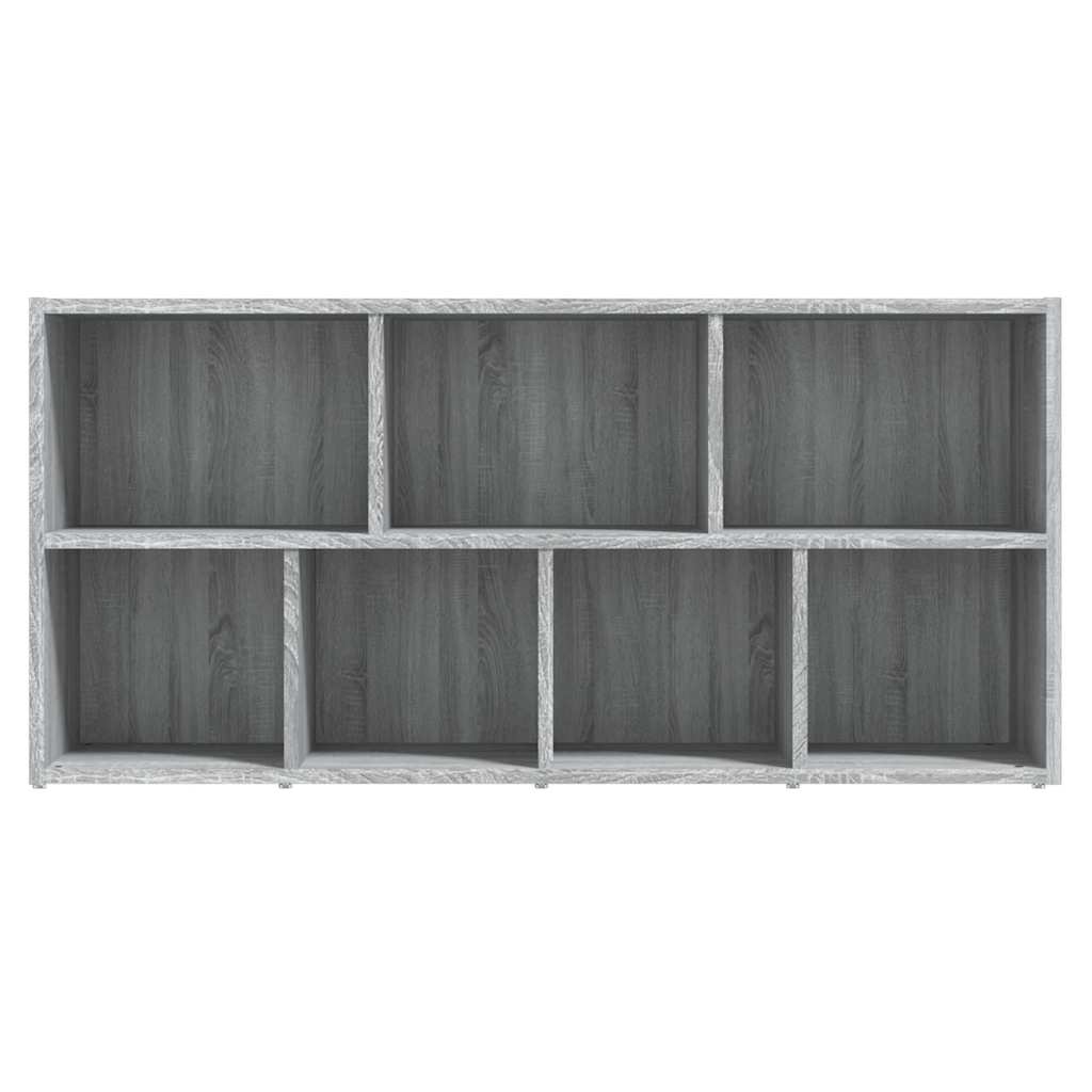 bogreol 50x25x106 cm grå sonoma-eg