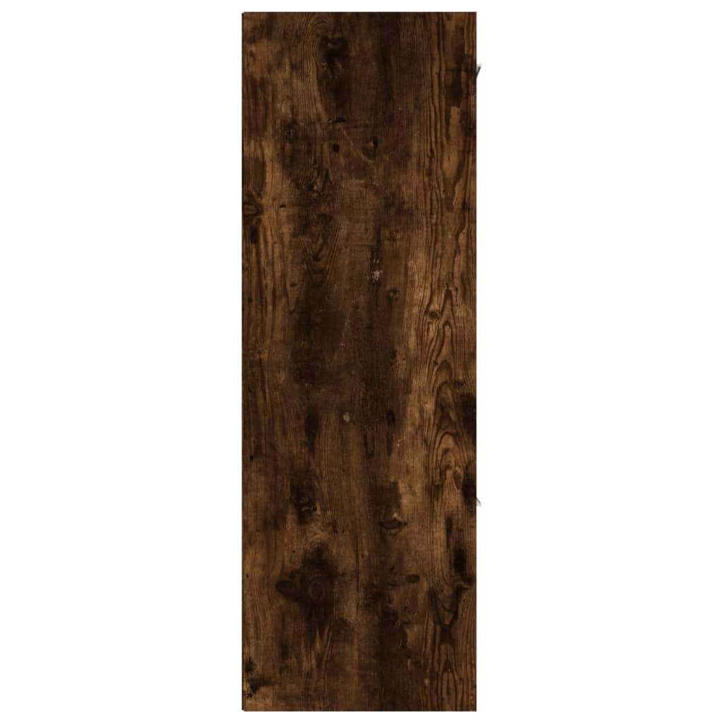 opbevaringsskab 60x29,5x90 cm røget egetræsfarve