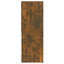 bogreol 67x24x161 cm konstrueret træ røget egetræsfarve